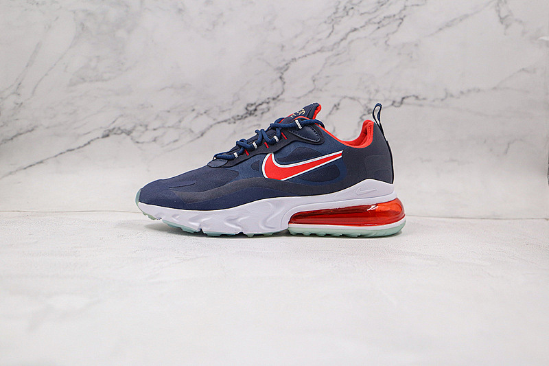 Nike AIR MAX 270 REACT USA MIDNIGHT NAVY/CHILE RED/OBSIDIAN/WHITE/MTLC GOLD · CT1280-400, photo 1