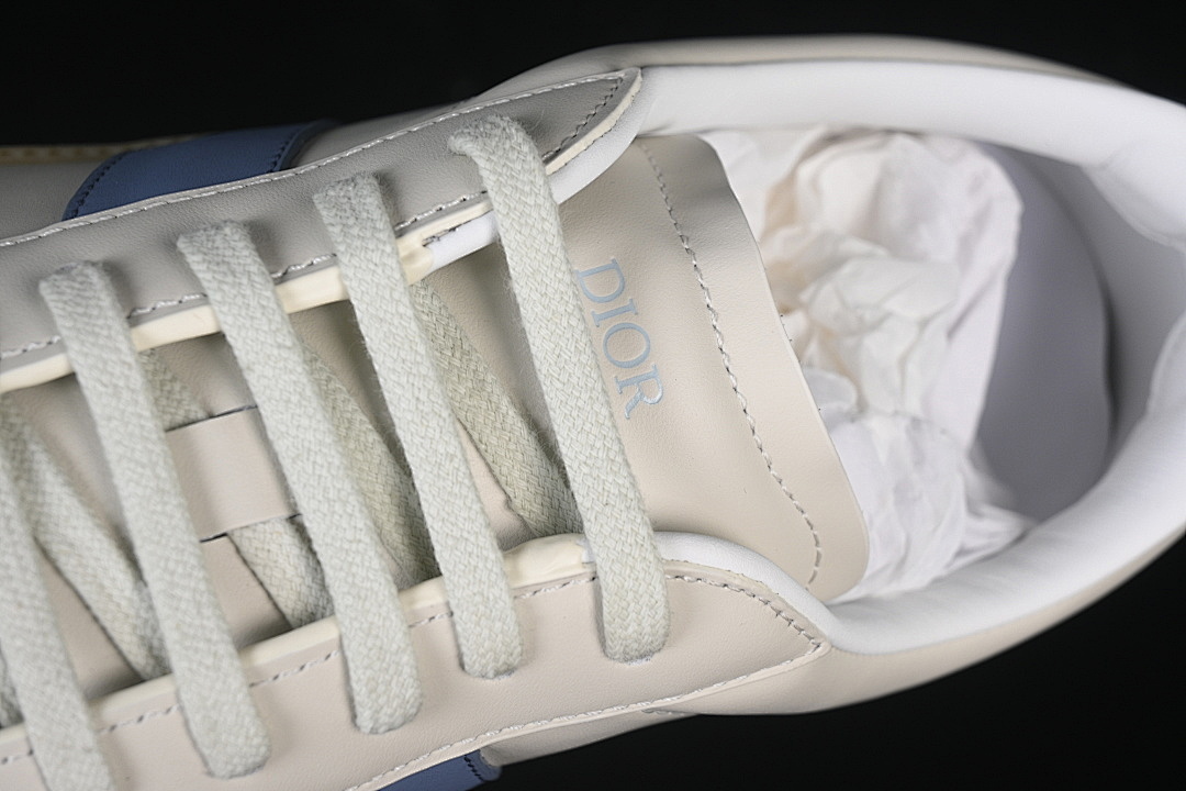 Dior [LOW-TOP DERBY SHOES WHITE/GREY/BLUE]-[WOMAN:39]-[MAN:40-45] - Image 9