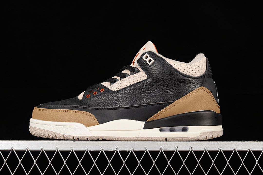 Jordan [CT8532-008]-[AIR JORDAN 3 RETRO DESERT ELEPHANT BLACK/RUSH ORANGE-FOSSIL STONE-SAIL]-[36-46], photo 1