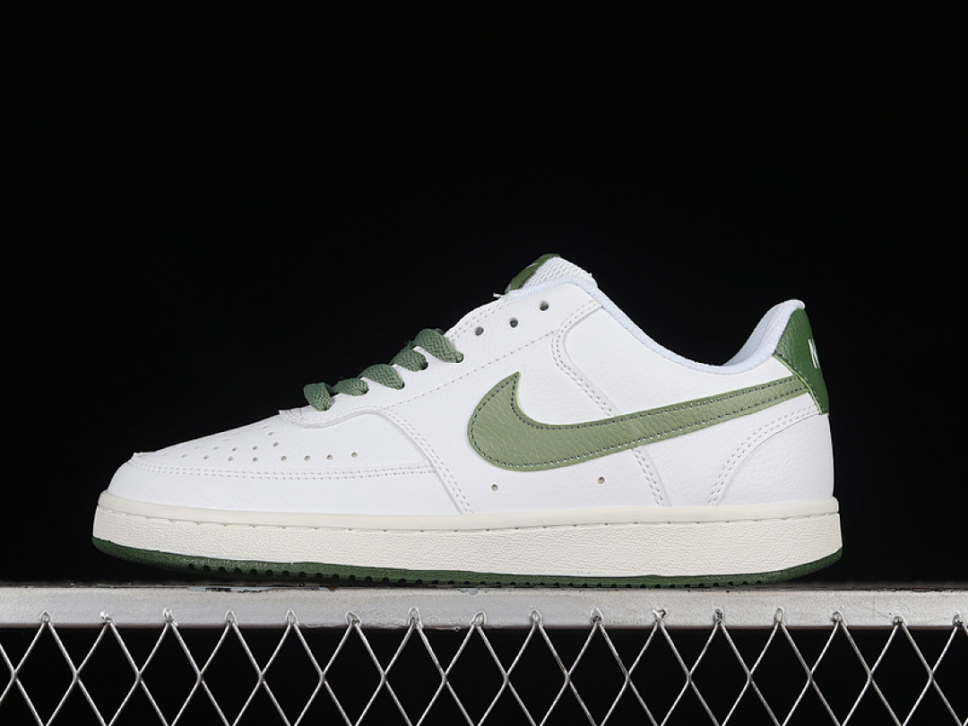 Unbranded [FJ5480-100]-[COURT VISION LOW WHITE/TREELINE/SAIL/OIL GREEN]-[WOMAN:36-39]-[MAN:40-44], photo 1