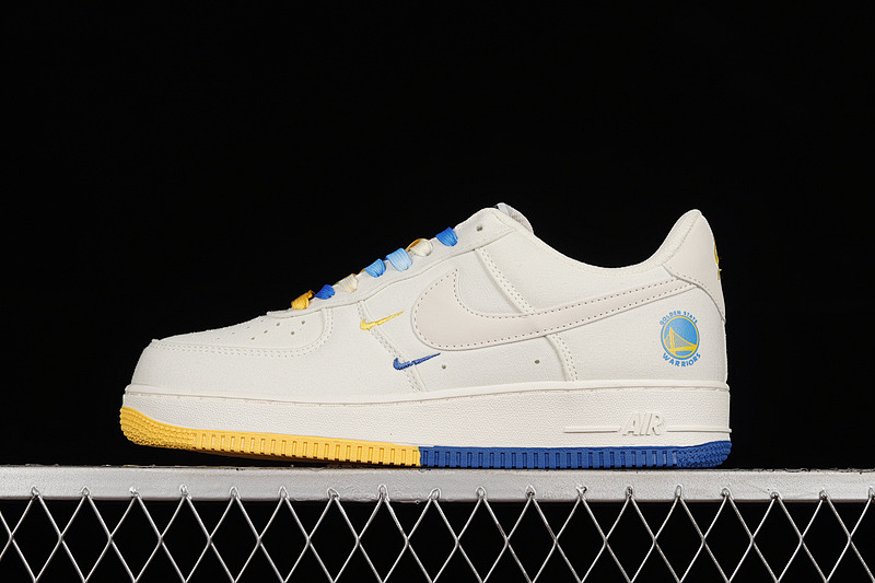 Nike Nike AIR FORCE 1 LOW 07 BEIGE/YELLOW/BLUE · NA2022-004, photo 1