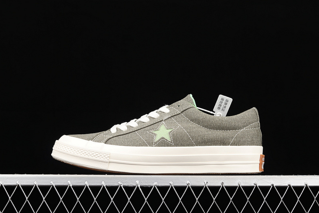 Converse [164361C]-[ONE STAR SUNBAKED GREY/WHITE/GREEN]-[WOMAN:35-39.5]-[MAN:40-44], photo 1