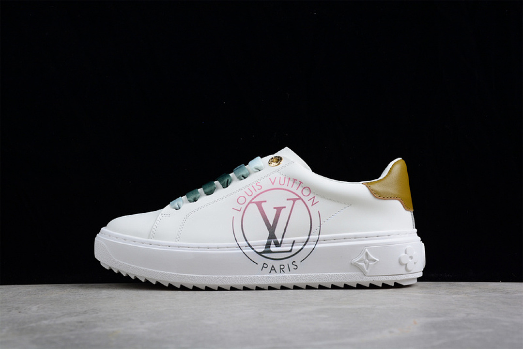Louis Vuitton Louis Vuitton [L*V STELLAR SNEAKERS WHITE/GREEN/BROWN]-[WOMAN:35-40], photo 1