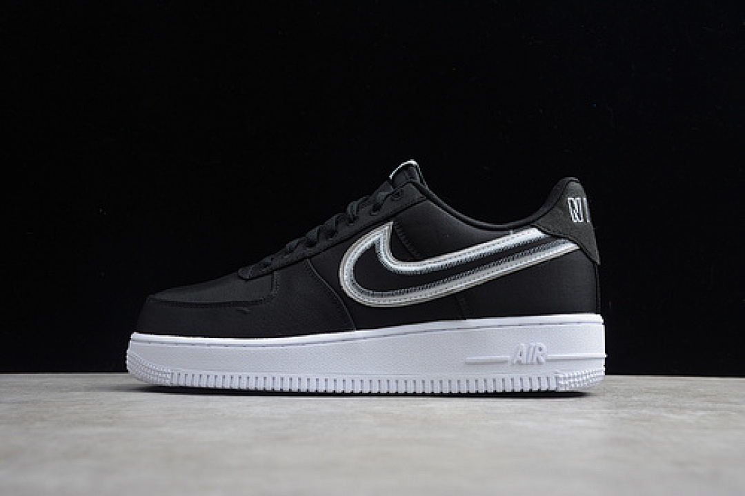Nike [CD0886-001]-[AIR FORCE 1 LOW REVERSE STITCH BLACK/BLACK/WHITE]-[UNISEX:36-45], photo 1