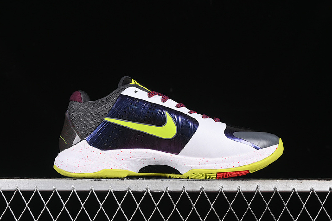 Nike [CD4991-100]-[ZOOM KOBE 5 PROTRO PURPLE/CYBER/WHITE/BLACK]-[MAN:39-48] - Image 2