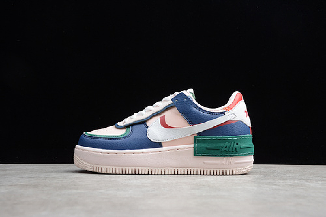 Nike [CI0919-400]-[AIR FORCE 1 SHADOW MYSTIC NAVY/WHITE-ECHO PINK-GYM RED]-[WOMAN:35.5-40], photo 1