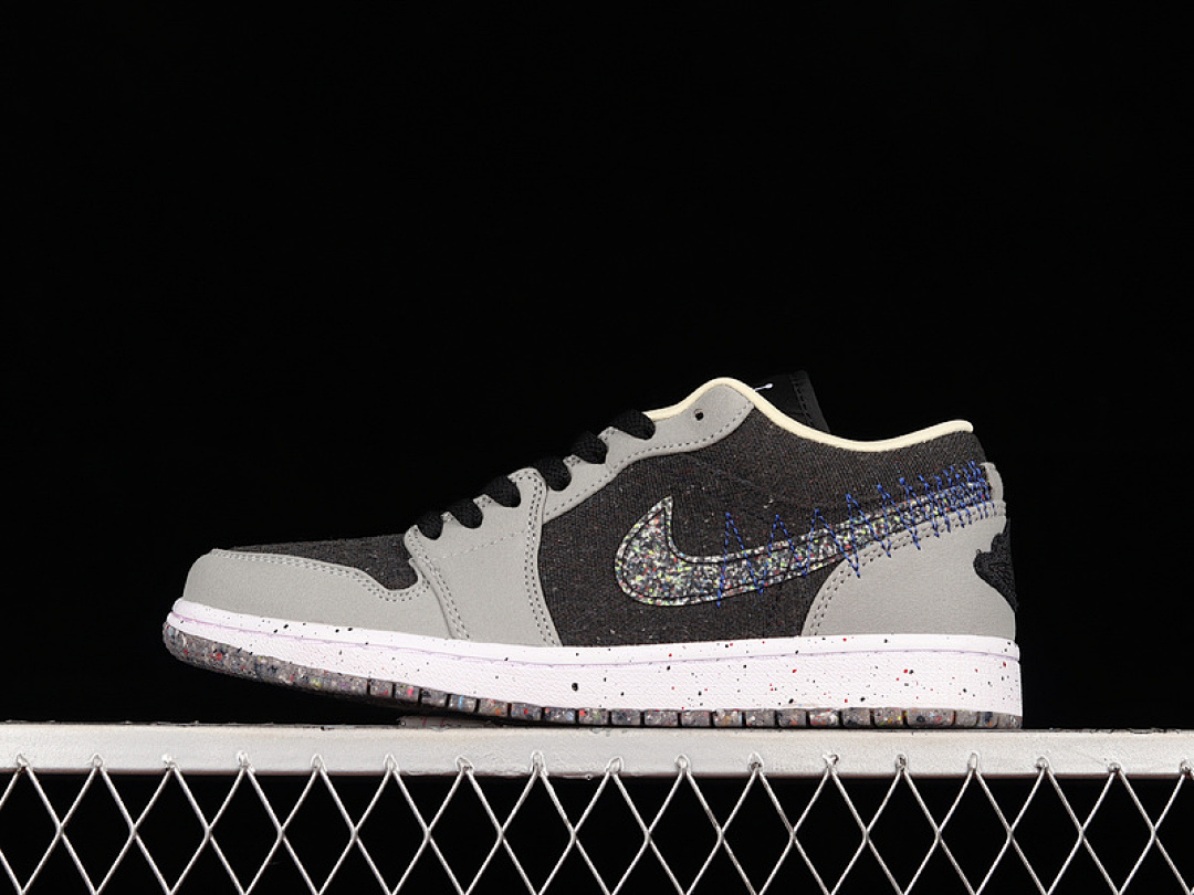 Jordan [DM4657-001]-[AIR JORDAN 1 LOW CRATER BLACK/GREY/WHITE]-[MAN:40-45], photo 1