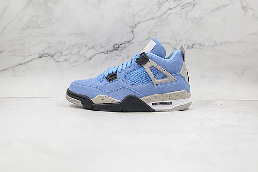 Jordan [CT8527-400]-[AIR JORDAN 4 RETRO UNIVERSITY BLUE/TECH GREY/WHITE/BLACK]-[UNSIEX:36-47.5], photo 1