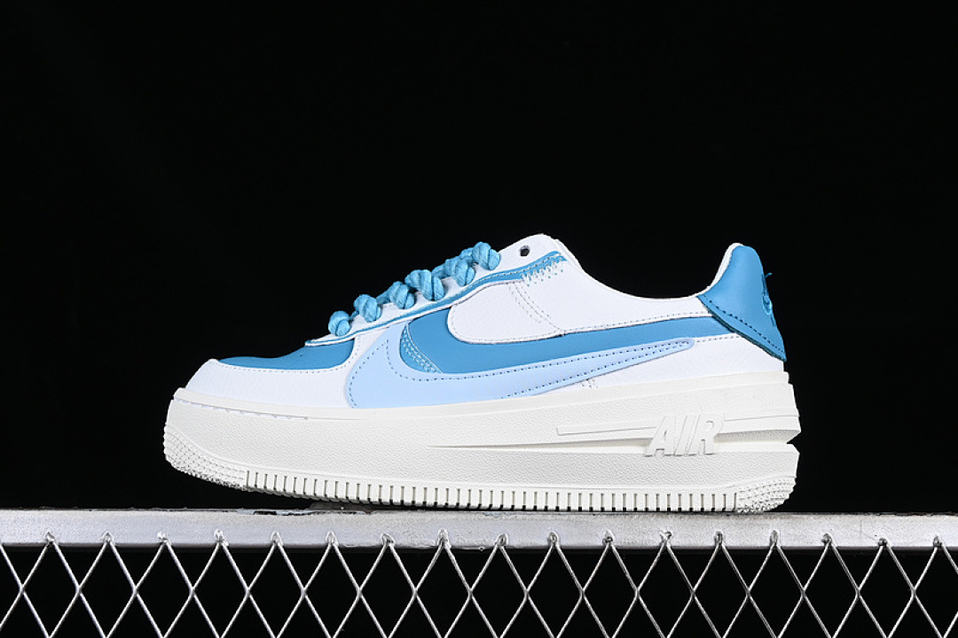 Nike [DJ9946-111]-[AIR FORCE 1 PLT.AF.ORM WHITE/BLUE]-[WOMAN:36-40], photo 1