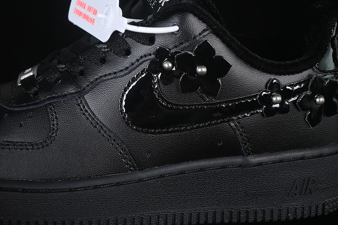 Nike [IR8637-001]-[AIR FORCE 1 07 LOW CASUAL SNEAKERS BLACK/INKINESS]-[WOMAN:35.5-39]-[MAN:40-40.5] - Image 7