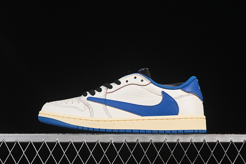 Jordan TRAVIS SCOTT X AIR Jordan 1 LOW OG SAIL/BLACK/MUSLIN/MILITARY BLUE · DM7866-104, photo 1
