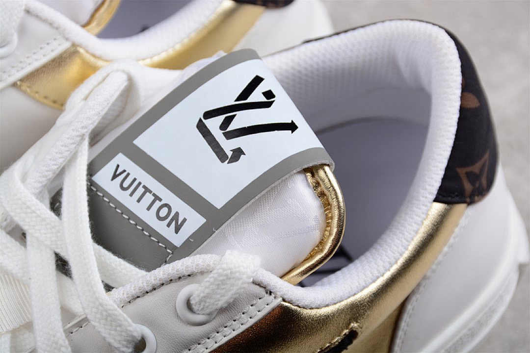 Chanel [L*V TRAINER 21SS SNEAKERS WHITE/LIGHT GREY/GOLD]-[WOMAN:35-39]-[MAN:40-45] - Image 7