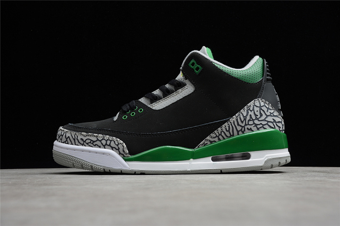 Jordan [CT8532-030]-[GZ AIR JORDAN 3 BLACK/PINE GREEN/CEMENT GREY-WHITE]-[MAN:40-47], photo 1