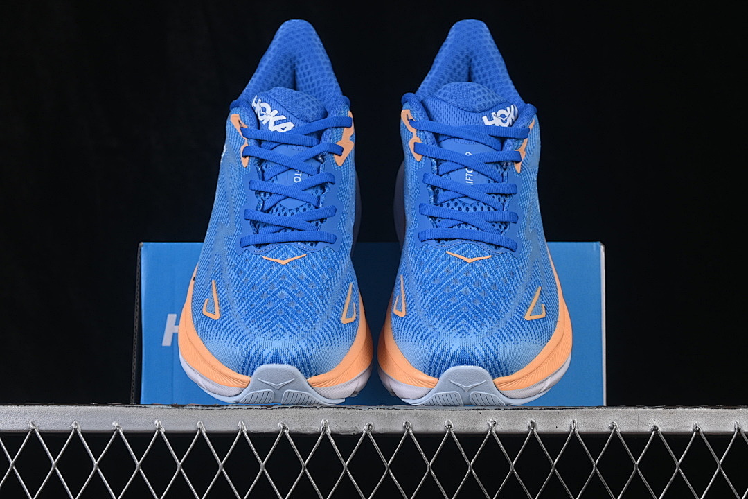 On Running [1132210-CSAA]-[KNITTED MESH RUNNING SHOES BLUE/ORANGE/WHITE]-[WOMAN:36-39]-[MAN:40-45] - Image 13