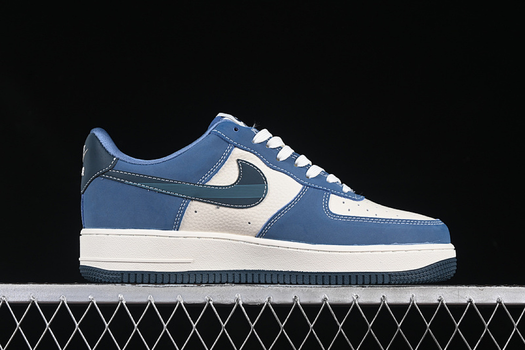 Nike [KK1988-068]-[AIR FORCE 1 07 LOW WHITE/BLUE]-[WOMAN:36-39]-[MAN:40-45] - Image 16