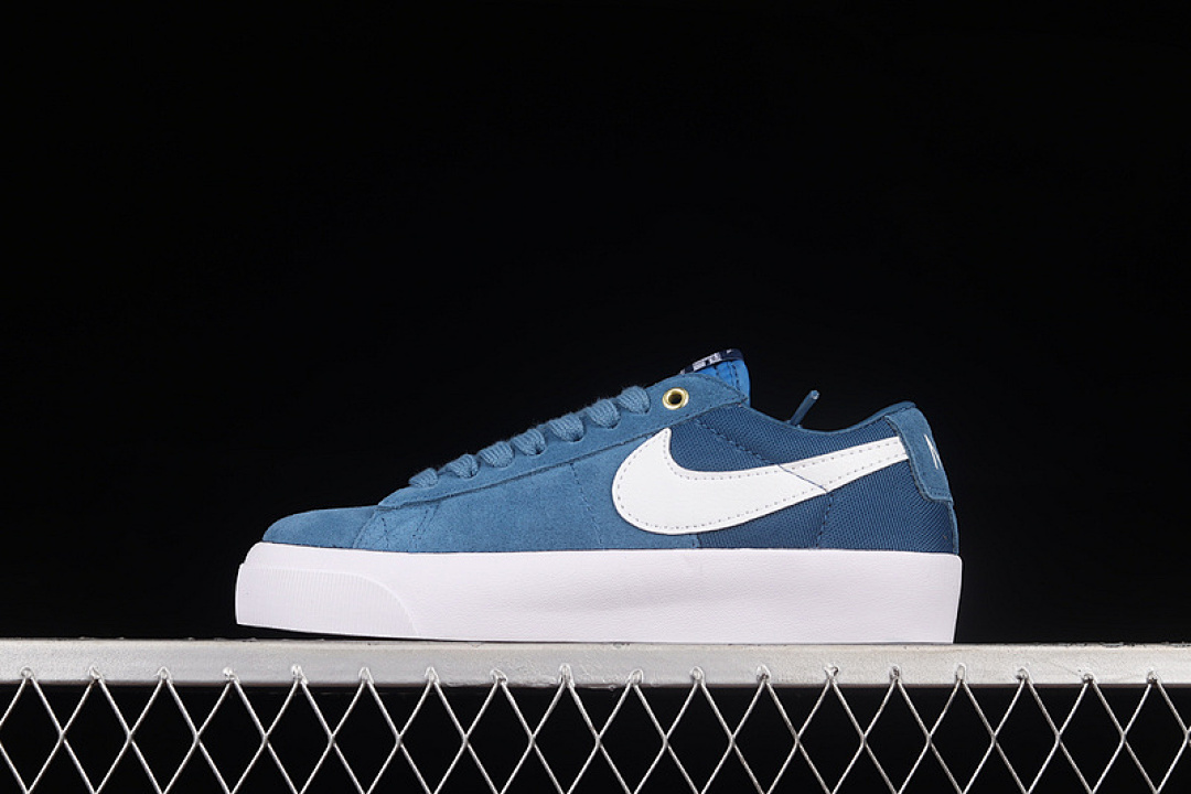 Nike ZOOM BLAZER LOW PRO GT SB COURT BLUE/GUM LIGHT BROWN/WHITE · DC7695-401, photo 1