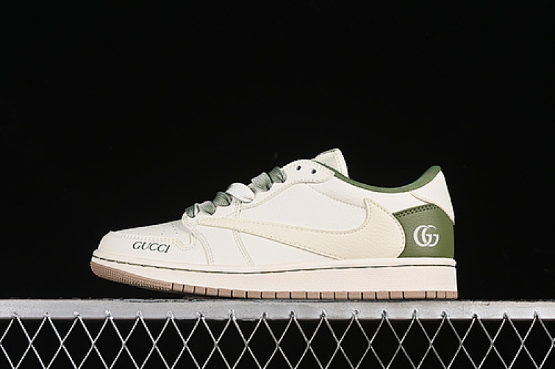 Jordan TRAVIS SCOTT X FRAGMENT DESIGN AIR Jordan 1 LOW OG SP OFF WHITE/GREEN/KHAKI · XY2688-105, photo 1