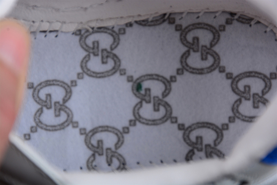 Chanel [GU*CCI SCREENER GG HIGH-TOP SNEAKER WHITE/WHITE/BLUE]-[WOMAN:35-39]-[MAN:40-44] - Image 4