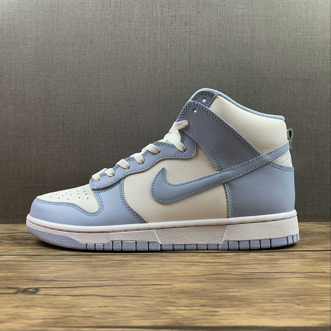 Nike SB DUNK HIGH WHITE/WHITE/ALUMINUM · DD1869-107, photo 1