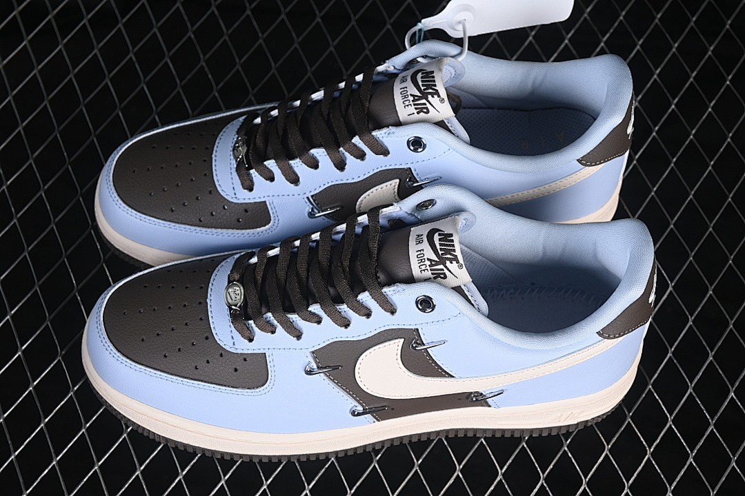Nike [IV4089-011]-[AIR FORCE 1 LOW HYDROGEN BLUE/IRON GREY]-[WOMAN:35.5-39]-[MAN:40-45] - Image 11