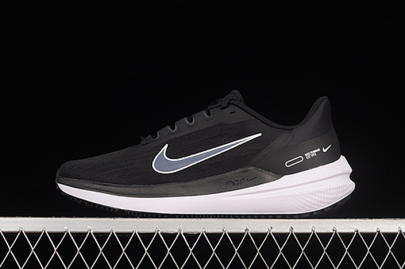 ZOOM WINFLO 9 RUNNING SHOES BLACK/BLACK/GREY · DD6203-001, photo 1