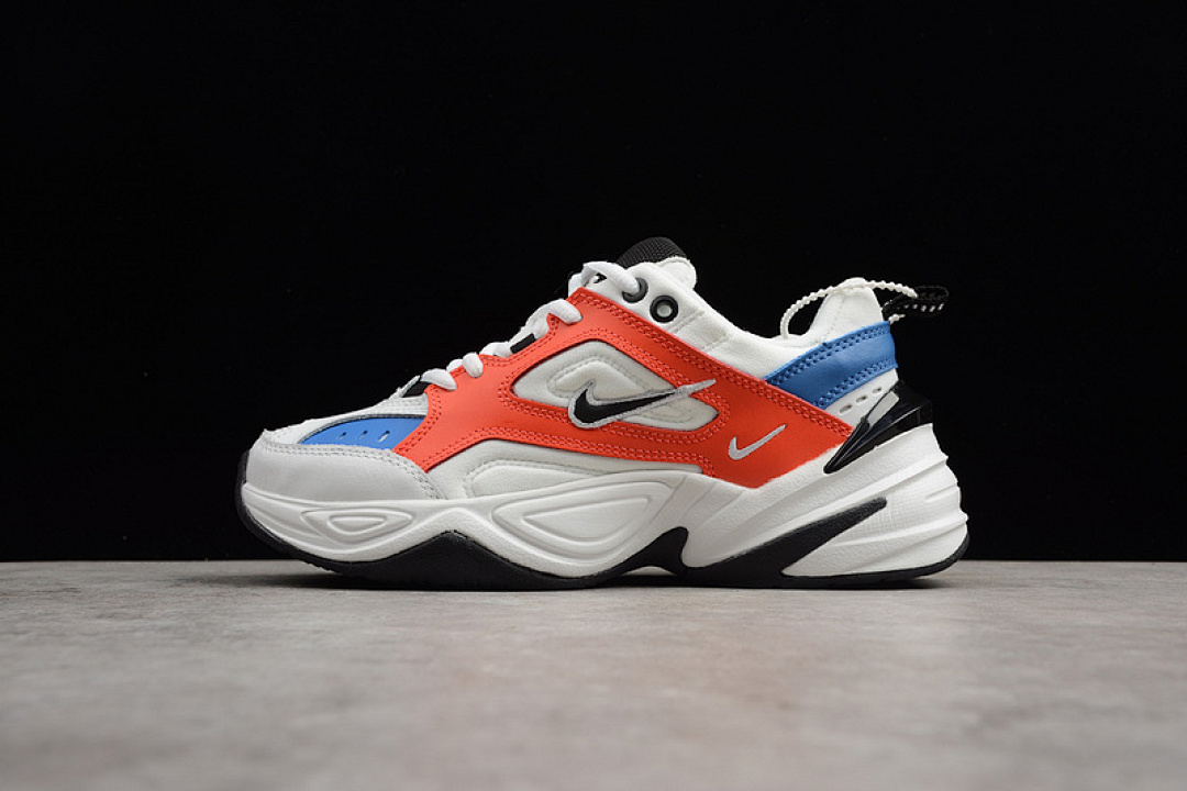 AIR MONARCH THE M2K TEKNO WHITE/BLACK/TEAM ORANGE · AO3108-101, photo 1