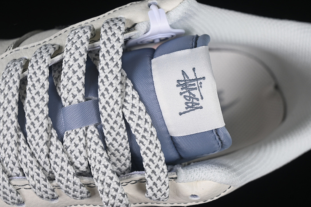 Nike [XZ6188-761]-[AIR FORCE 1 07 LOW WHITE/GREY/BLUE/BLACK]-[WOMAN:36-39]-[MAN:40-45] - Image 9