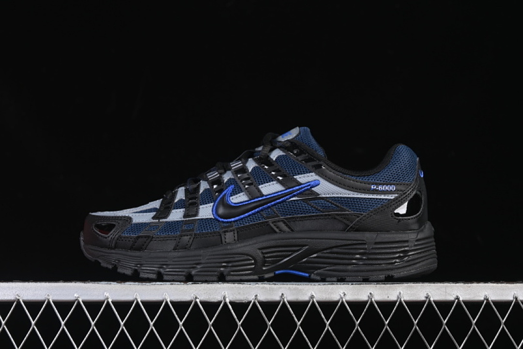 Nike [IF6199-002]-[P-6000 PRM RETRO CASUAL DAD SHOES KLEIN BLUE/BLACK]-[WOMAN:39]-[MAN:40-46], photo 1
