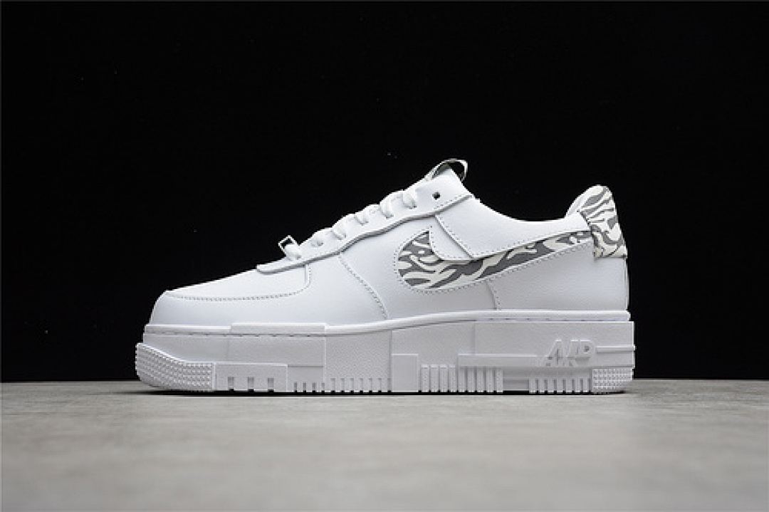 Nike [DH9632-100]-[AIR FORCE 1 PIXEL SE ZEBRA WHITE/PARTICLE GREY/SUMMIT WHITE]-[UNSIEX:36-45], photo 1