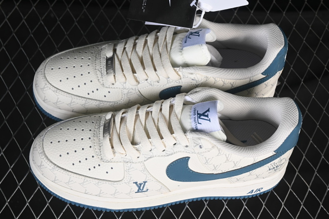 Nike [BZ6880-105]-[AIR FORCE 1 07 LOW LV WHITE/BLUE]-[WOMAN:36-39]-[MAN:40-45] - Image 10