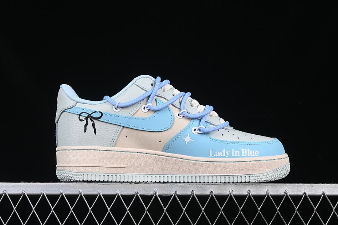 Nike [KS6896-777]-[AIR FORCE 1 07 LOW DREAM GIRLS BLUE/BEIGE]-[WOMAN:36-39]-[MAN:40-45] - Image 15