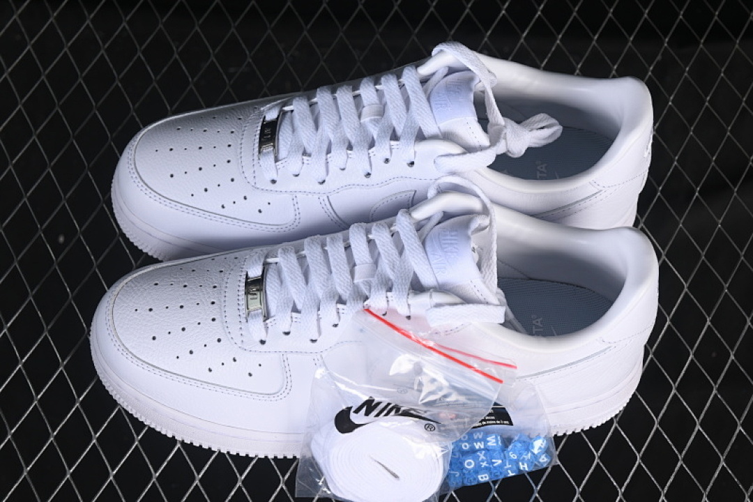 Nike [CZ8065-100]-[AIR FORCE 1 07 LOW CASUAL SNEAKERS WHITE/PURE WHITE]-[WOMAN:36-39]-[MAN:40-48.5] - Image 10