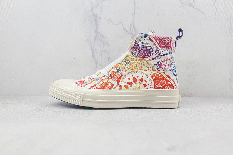 Converse Converse CHUCK TAYLOR ALL STAR70S HIGH PRIDE WHITE/UNIVERSITY RED/MULTI-COLOR · A02266C, photo 1