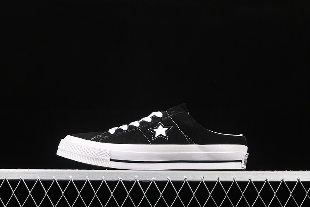 Converse [158369C]-[ONE STAR LOW BLACK SUEDE BLACK/WHITE/WHITE]-[WOMAN:35-39.5]-[MAN:40-44], photo 1