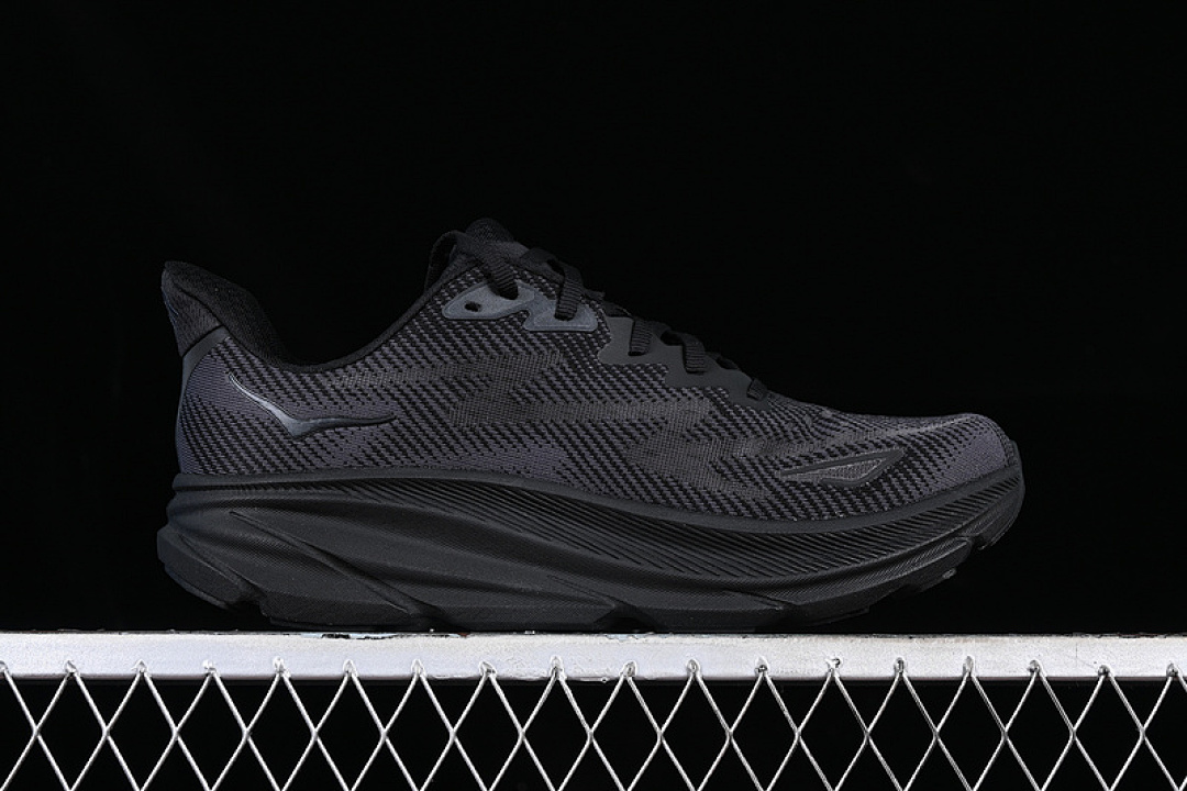 On Running [1132210 BBLC]-[HOKA CLIFTON 9 WIDE BLACK/GREY]-[MAN:39-45] - Image 16