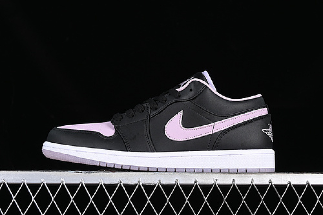 Jordan [DV1309-051]-[AIR JORDAN 1 LOW ICED LILAC WHITE/BLACK/PURPLE]-[WOMAN:35.5-39]-[MAN:40-47.5], photo 1