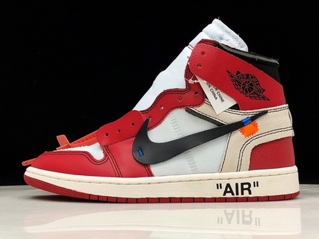 Off-White [AA3834-101]-[OG AIR JORDAN 1 HIGH X OFF WHITE CHICAGO WHITE/BLACK-VARSITY (RED]), photo 1