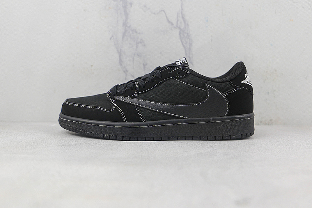 Jordan TRAVIS SCOTT X AIR Jordan 1 LOW OG BLACK/BLACK/BLACK · DM7866-168, photo 1