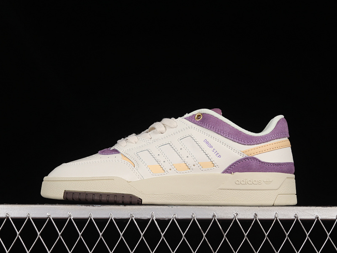 Purple [GW9736]-[DROP STEP XL LOW SHOES CLOUD WHITE/PURPLE/YELLOW]-[WOMAN:36-39]-[MAN:40-45], photo 1
