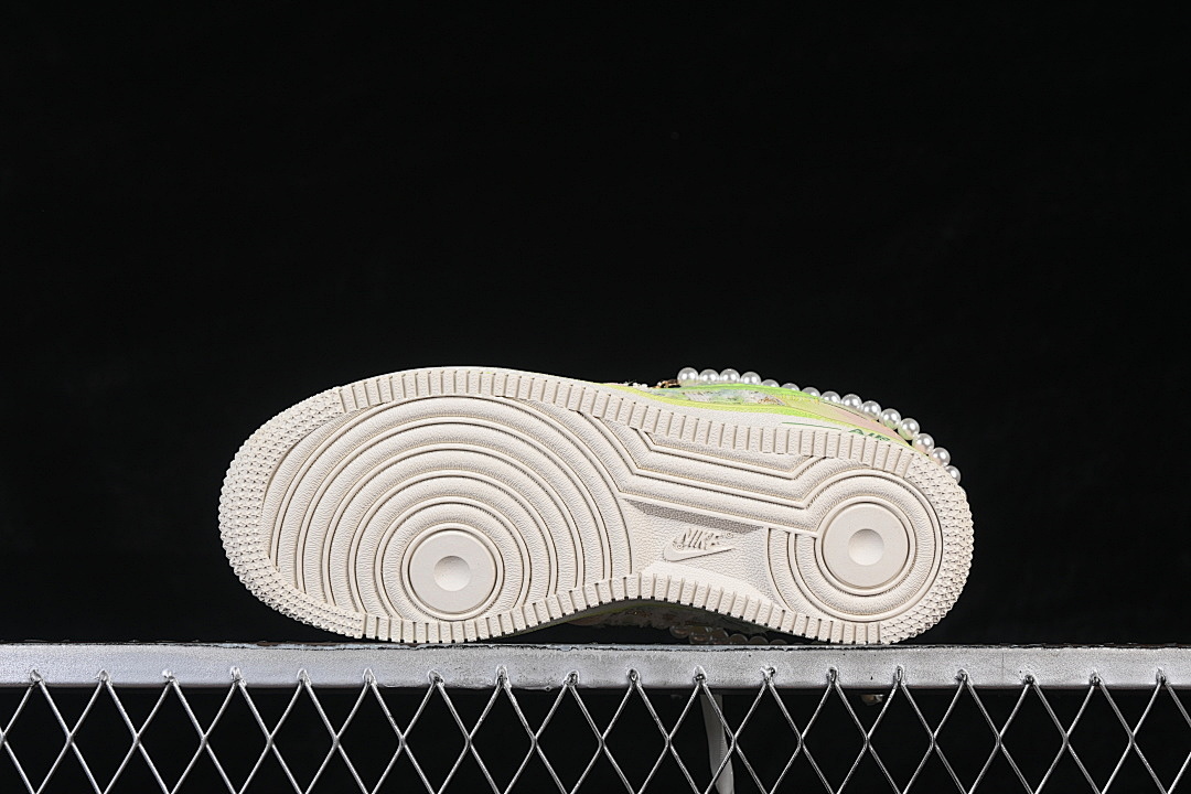 Nike [FJ7740-101]-[AIR FORCE 1 07 LOW WHITE/GREEN/PINK]-[WOMAN:36-39]-[MAN:40-45] - Image 15