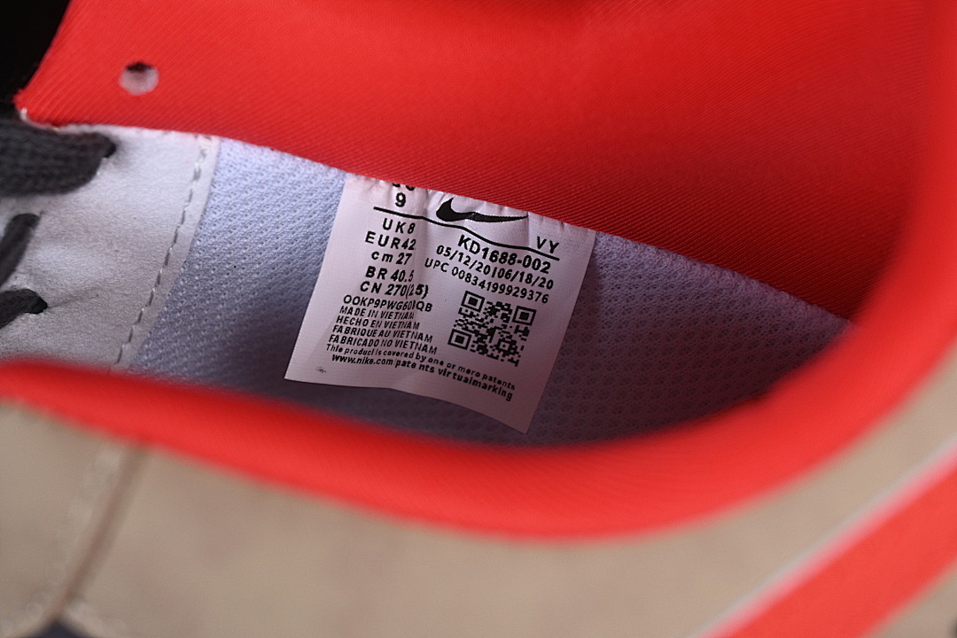 Nike [KD1688-002]-[AIR FORCE 1 07 LOW MOCHA BROWNISH/RED]-[WOMAN:36-39]-[MAN:40-45] - Image 6