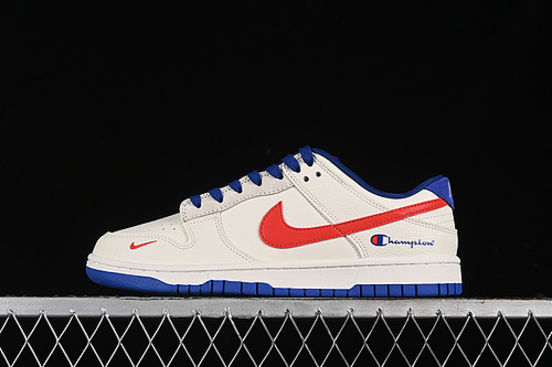 Off-White [KK1688-021]-[SB DUNK LOW OFF WHITE/RED/BLUE]-[WOMAN:36-39]-[MAN:40-45], photo 1