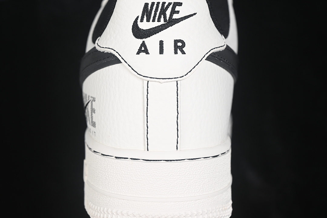Nike [MM3399-826]-[AIR FORCE 1 07 LOW CASUAL SNEAKERS WHITE/BLACK/WHITE]-[WOMAN:36-39]-[MAN:40-45] - Image 7