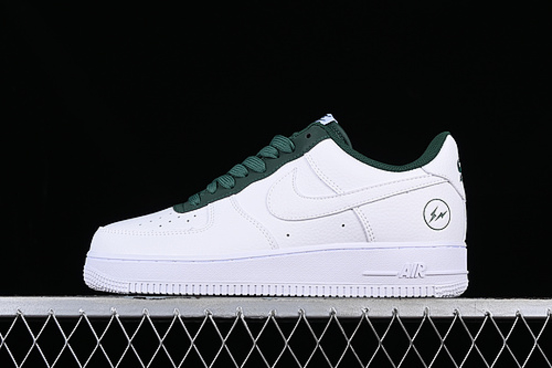 Nike [TT0801-602]-[FRAGMENT DESIGN AIR FORCE 1 07 LOW WHITE/GREEN]-[WOMAN:36-39]-[MAN:40-45], photo 1