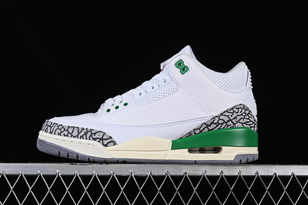 Jordan [CK9246-136]-[AIR JORDAN 3 LUCKY GREEN WHITE/GREY/GREEN]-[MAN:40-47.5], photo 1