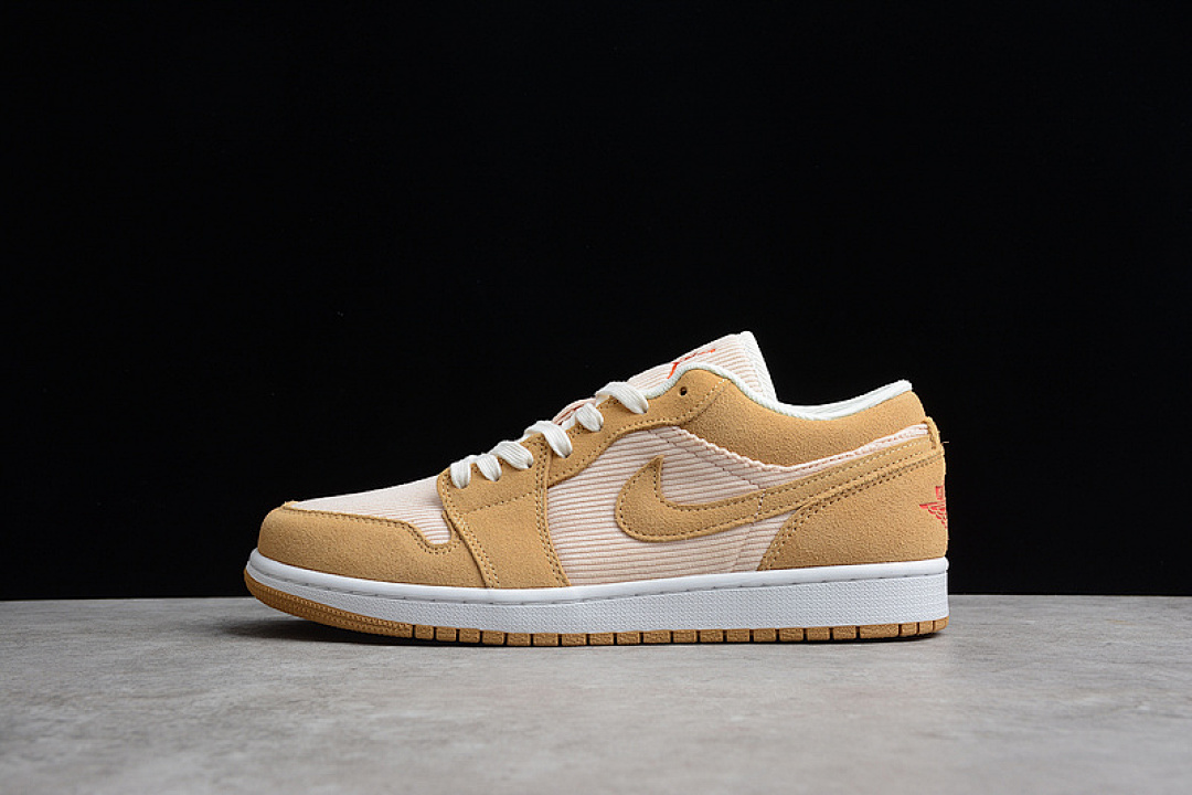 Jordan [DH7820-700]-[CJ AIR JORDAN 1 LOW SE TWINE/ORANGE QUARTZ/SAIL]-[WOMAN:35.5-39]-[MAN:40-45], photo 1