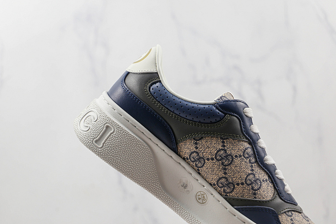 Chanel [GU*CCI SCREENER GG HIGH-TOP SNEAKER NAVY BLUE/KHAKI/WHITE]-[WOMAN:35-39]-[MAN:40-44] - Image 5