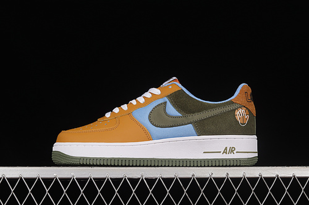 Nike [316892-831]-[AIR FORCE 1 PREMIUM 07 MOCHA/BROWN/BLUE]-[WOMAN:36-39]-[MAN:40-45], photo 1