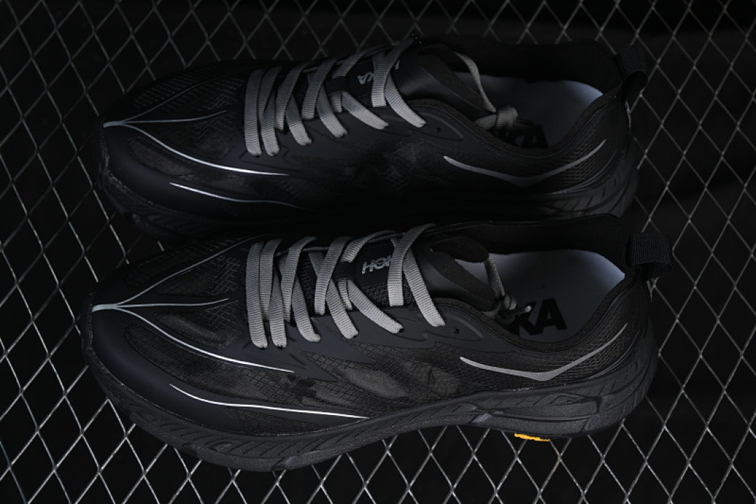 Hoka [1168450 BCKT]-[HOKA ONE SATISFY RUNNING MAFATE TRAIL GREY/BLACK]-[WOMAN:36-39]-[MAN:40-45] - Image 11