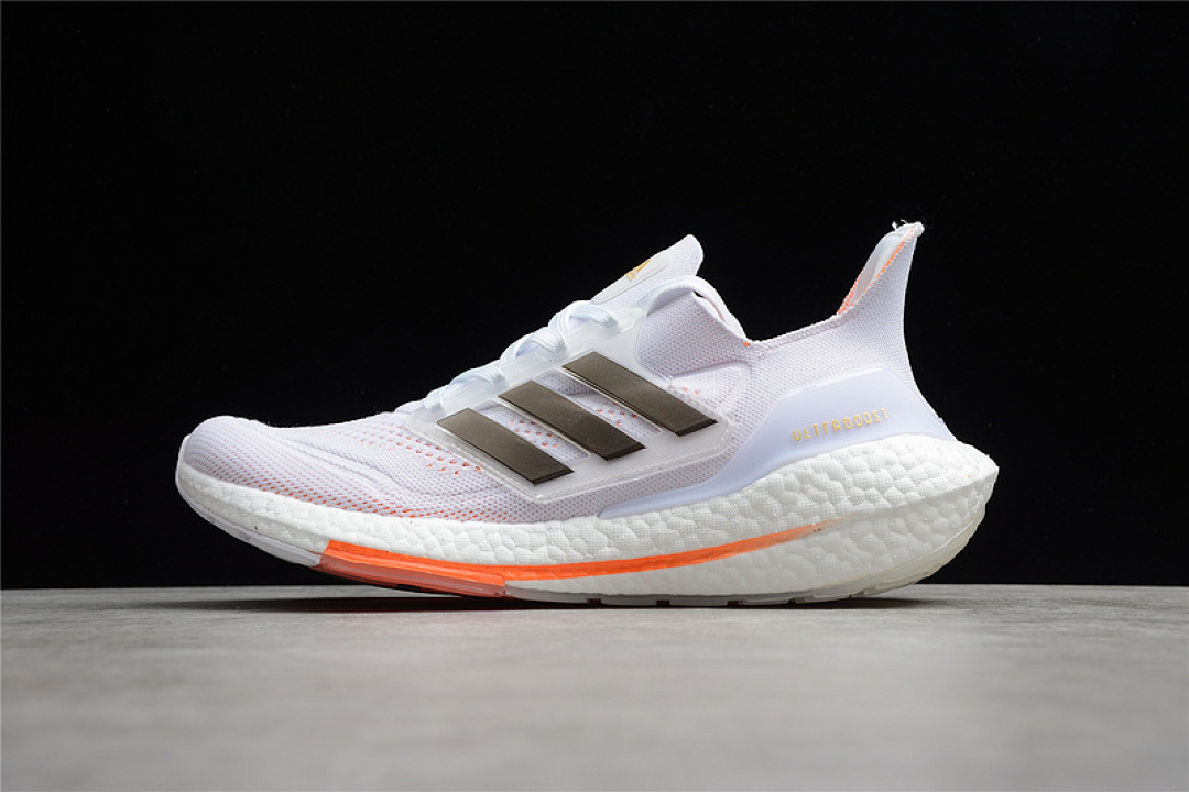 Unbranded [S23840]-[ULTRABOOST 21 SHOES CLOUD WHITE/CORE BLACK/SOLAR RED]-[WOMAN:36-39]-[MAN:40-45], photo 1